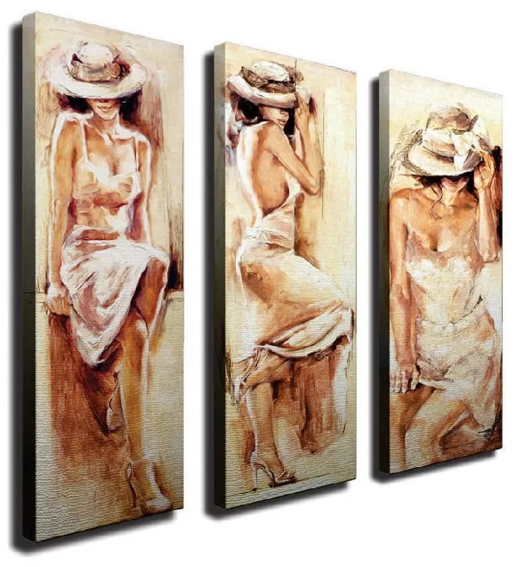 Romantic Mood 3 részes vászon fali kép