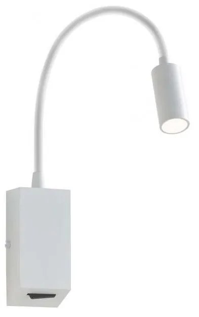 Redo 01-1193 - LED Rugalmas kicsi lámpa HELLO LED/3W/230V fehér