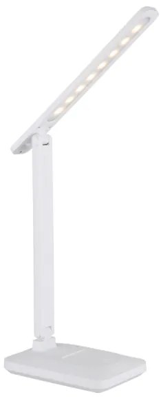 Globo 58481W - LORNA LED asztali lámpa, érintős, 3W, 5V, 1800 mAh, fehér