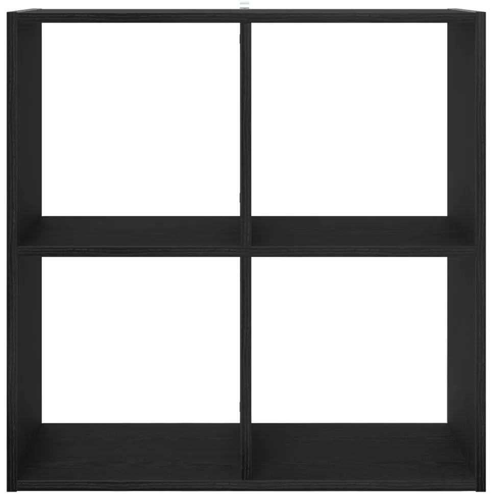 Könyvespolc Fekete Tölgy 68,5x32x68,5 cm Mérnöki Fa