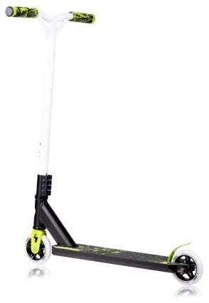 Lionelo - Gyermek roller WHIZZ fekete/fehér/sárga