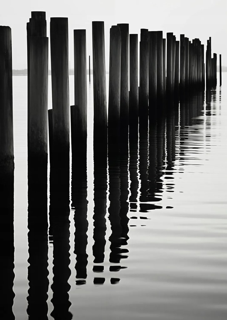 Poszter 67,5x95cm Víz és fa ritmusa