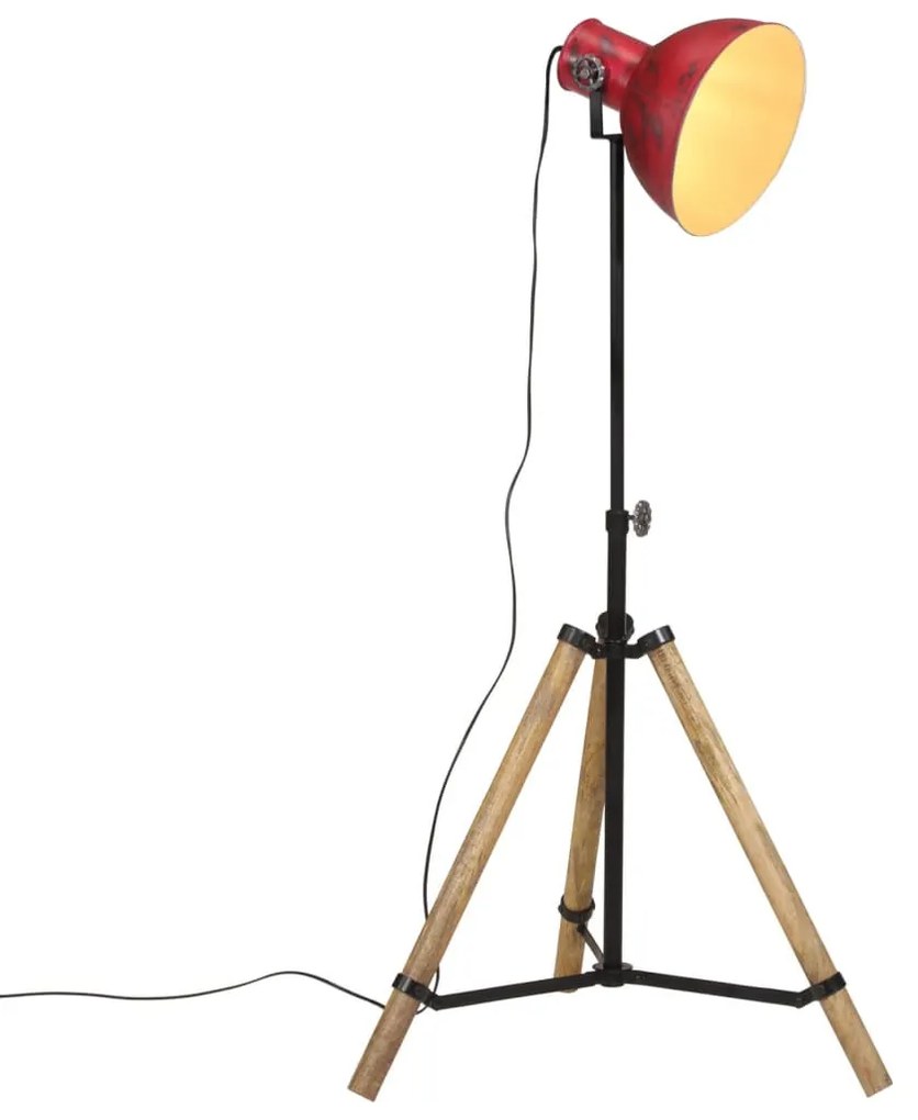 kopott piros fali lámpa 25 W 75x75x90-150 cm E27