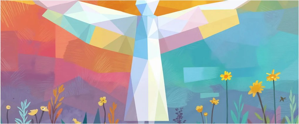 Kép - Virágok őrzője (120x50 cm)
