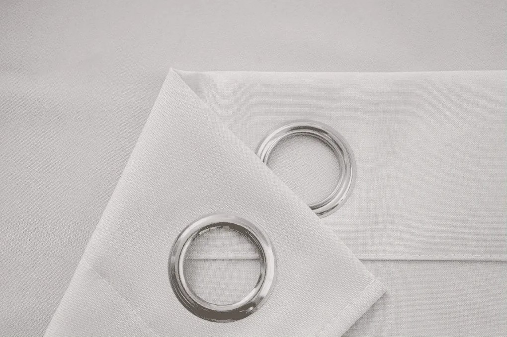 Függöny OXFORD LIGHT 140x250 cm, fehér Felfüggesztés: Hullámos sínszalag