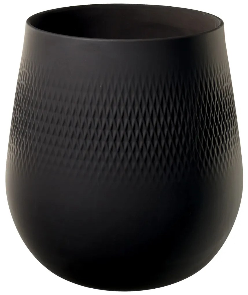 Carré váza, nagy, Gyártás Collier noir kollekció - Villeroy & Boch