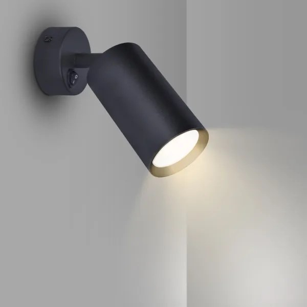 Brilagi - LED dimmelhető fali spotlámpa SELE 1xGU10/6W/230V fekete