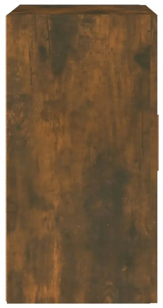 füstös tölgy színű szerelt fa faliszekrény 60 x 30 x 60 cm