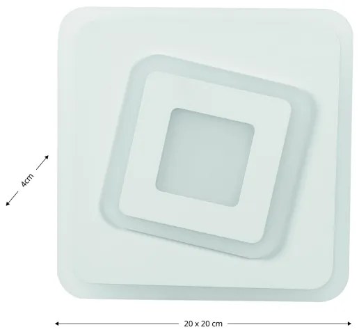 Brilagi - MODERN MINI LED fali lámpa 32W 230V 3000/4000/6000K