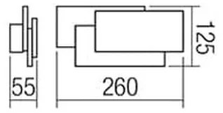 Redo 01-1444 - LED Fali lámpa GAMER 1xLED/12W/230V