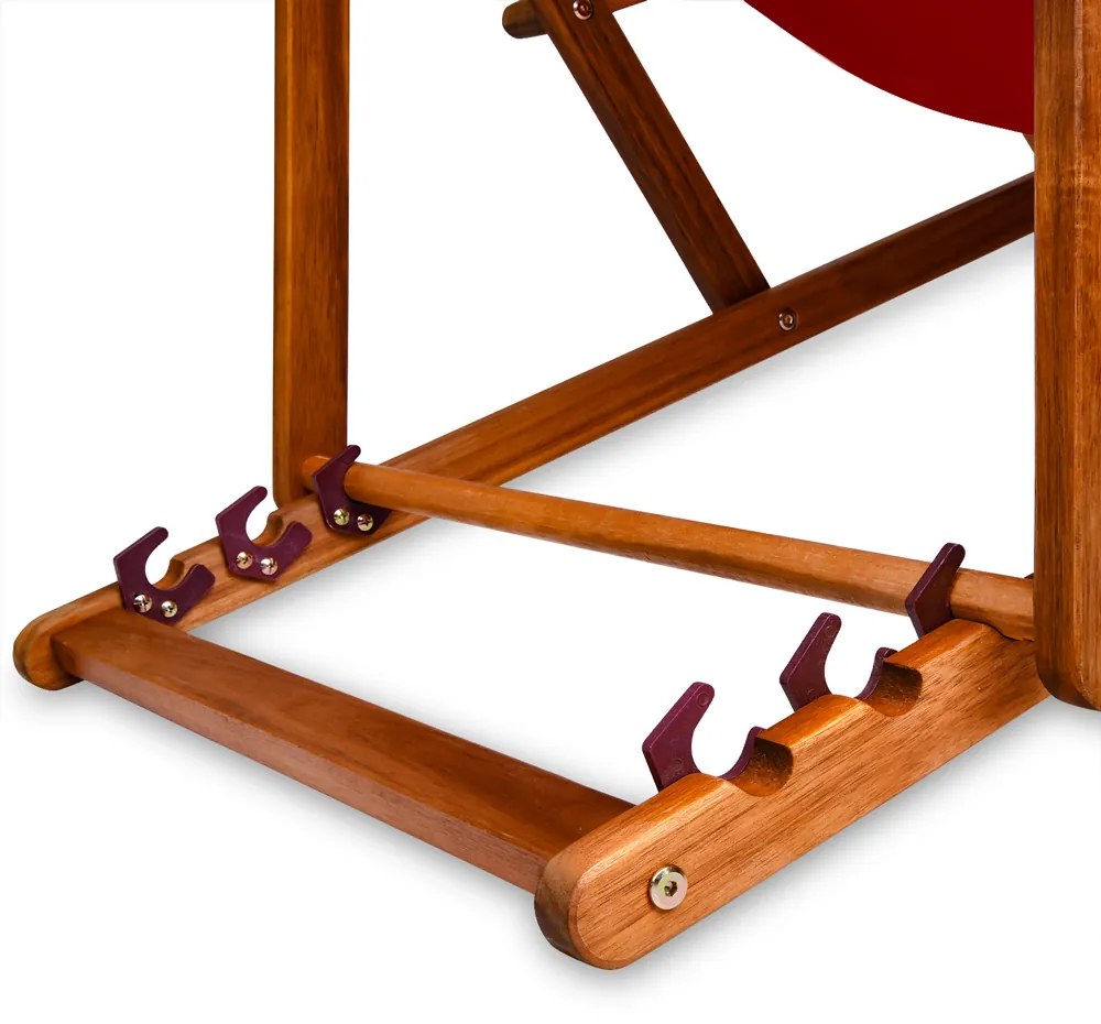 Deuba SIENA kerti napozóágy - piros