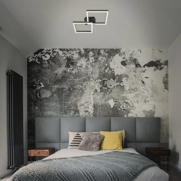 Brilo - LED Dimmelhető felületre szerelhető csillár FRAME 2xLED/9W/230V