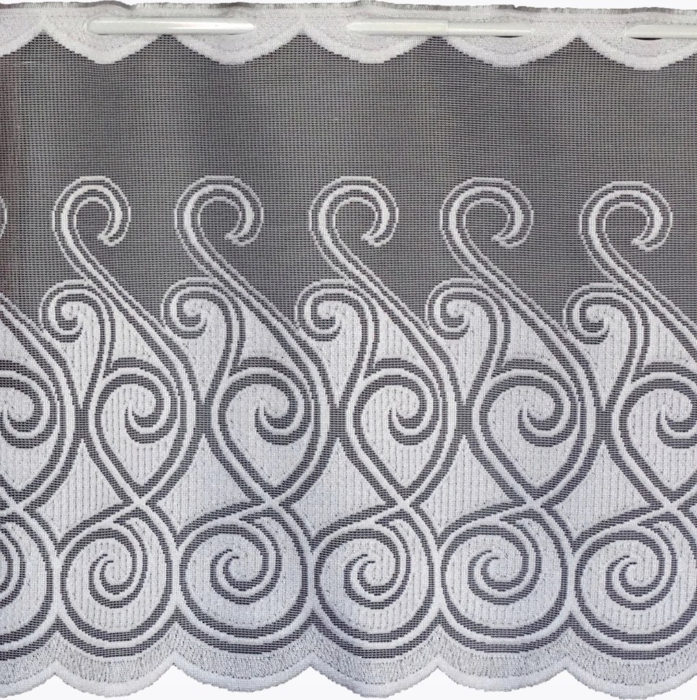Mg Irigység jacquard fehér 4002 300x40cm lengyel M