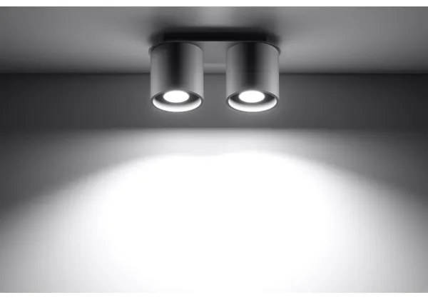 Sollux SL.0055 - Spotlámpa ORBIS 2 2xGU10/40W/230V szürke