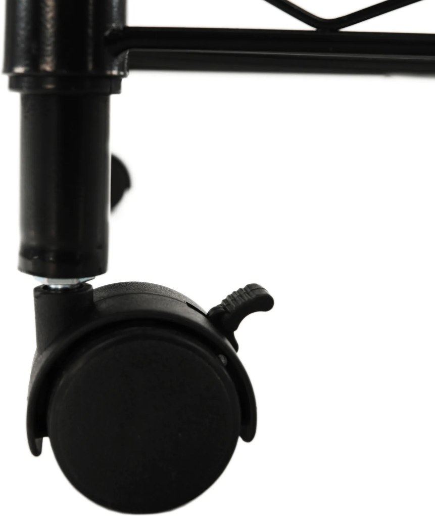 Mozgatható akasztó, fekete, VERDONE