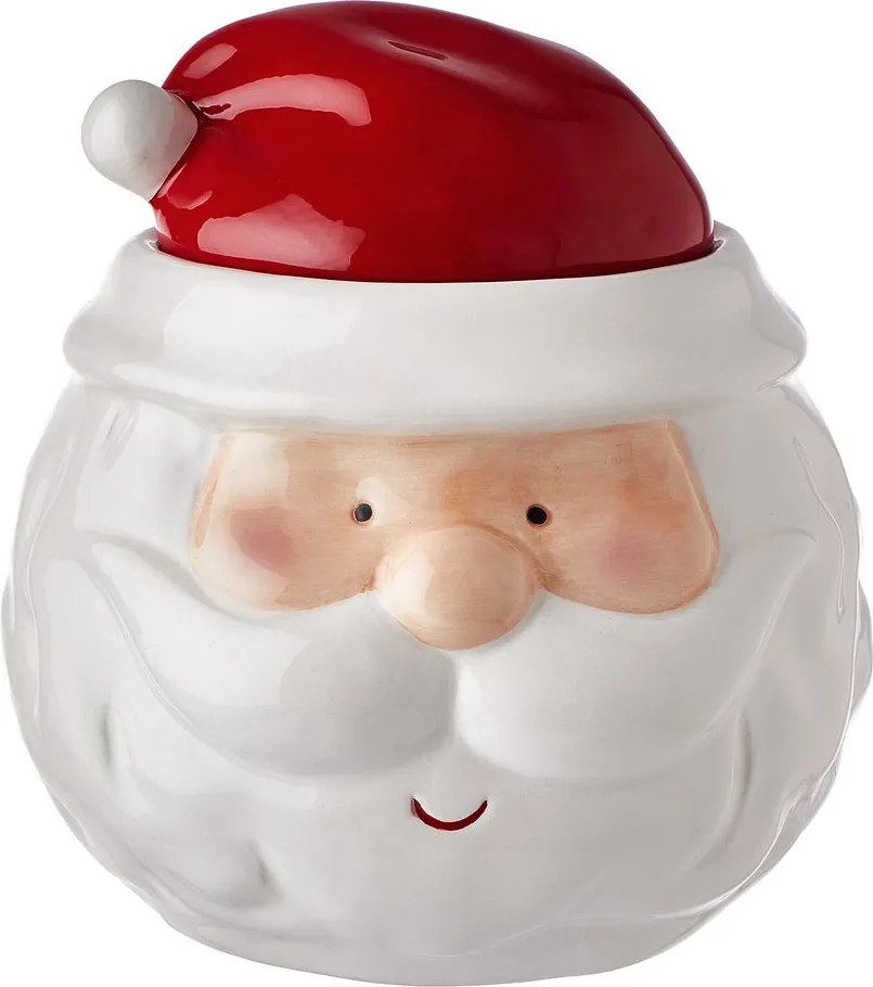 SANTA kerámia tároló doboz, Mikulás 1800ml