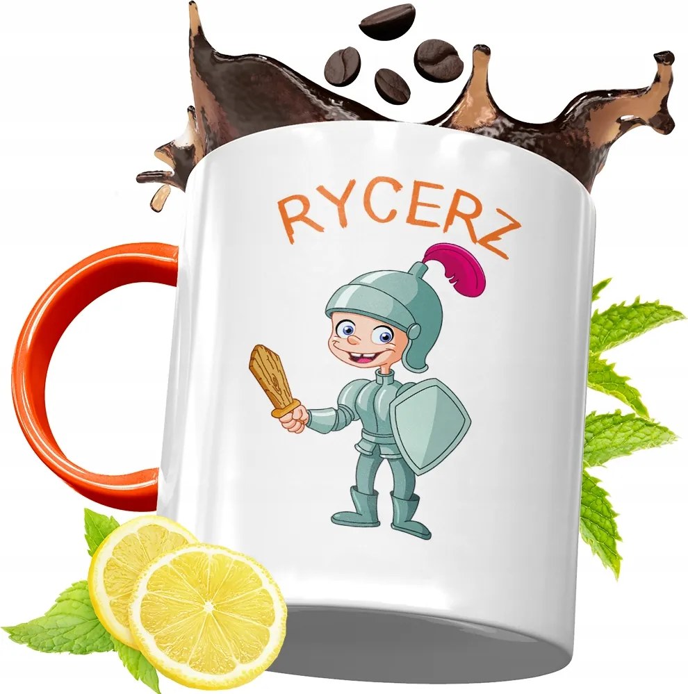 Narancssárga Bögre Gyerekeknek Gyereknapra, fényképes nyomattal