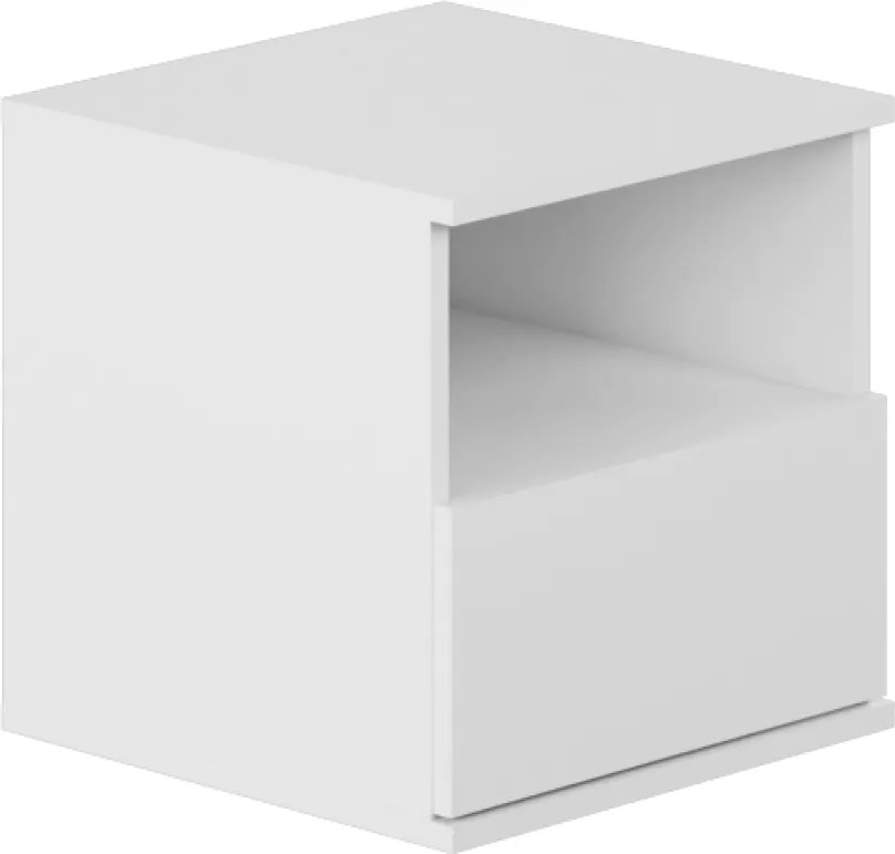 Éjjeliszekrény, fehér, DOLI