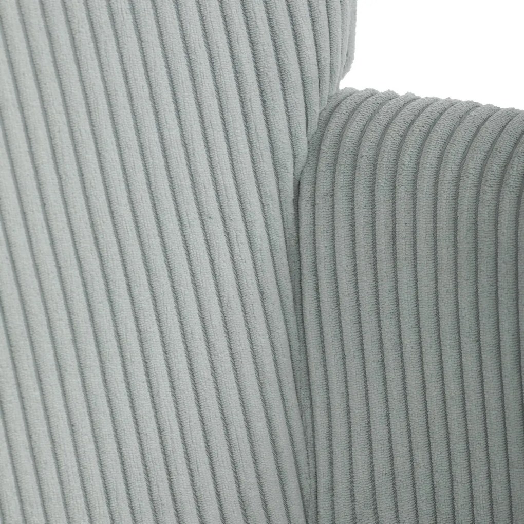 Pihenőfotel lábtartóval L7285 BLUE6, kék