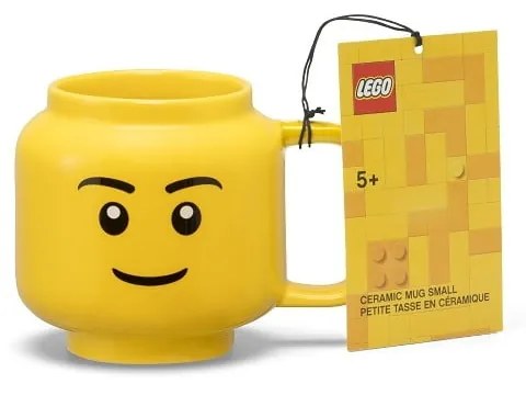 Sárga kerámia gyerek bögre 255 ml Head – LEGO®