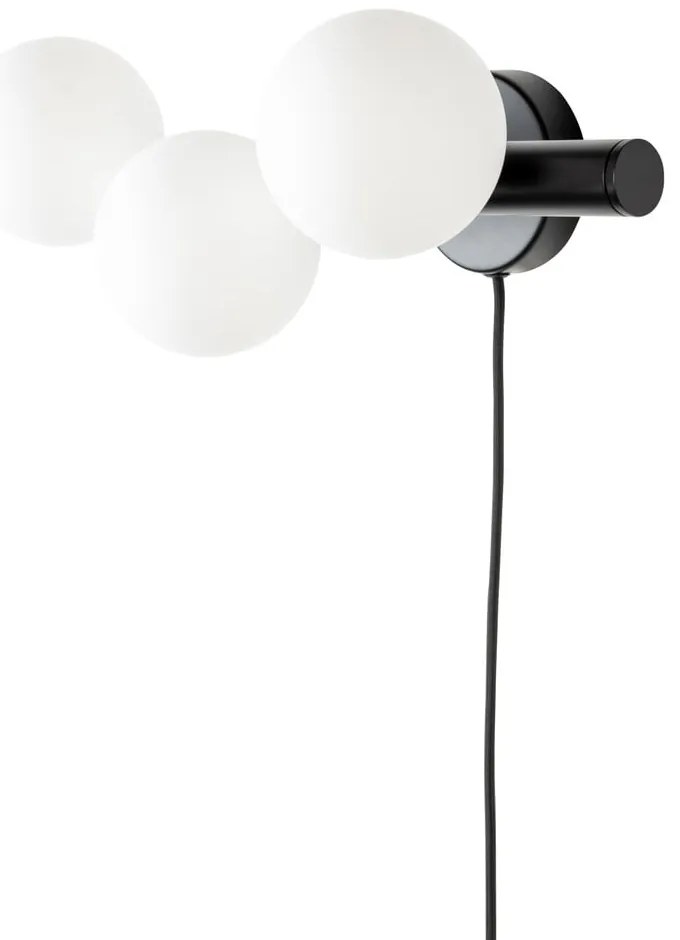 Fekete-fehér fali lámpa Monica – White Label