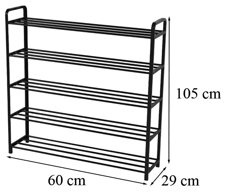 Cipőtartó LCT-02 fekete