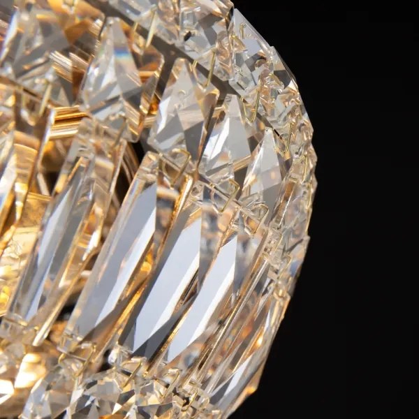 Maytoni DIA100-CL-12-G - Mennyezeti lámpa BASFOR 12xE14/60W/230V arany