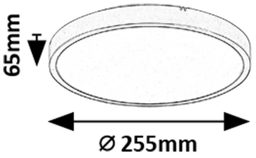 Rabalux 71435 - LED Fürdőszobai mennyezeti lámpa ALENZO LED/12W/230V IP44 fekete