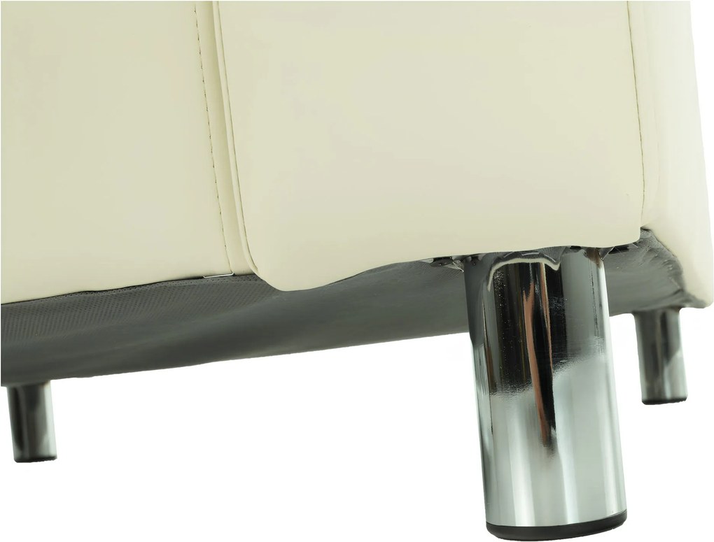 Fotel, textilbőr bézs, HOMKER