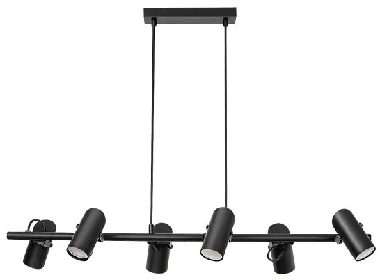 Rabalux 73045 - Csillár zsinóron MAXIMILIAN 6xGU10/25W/230V