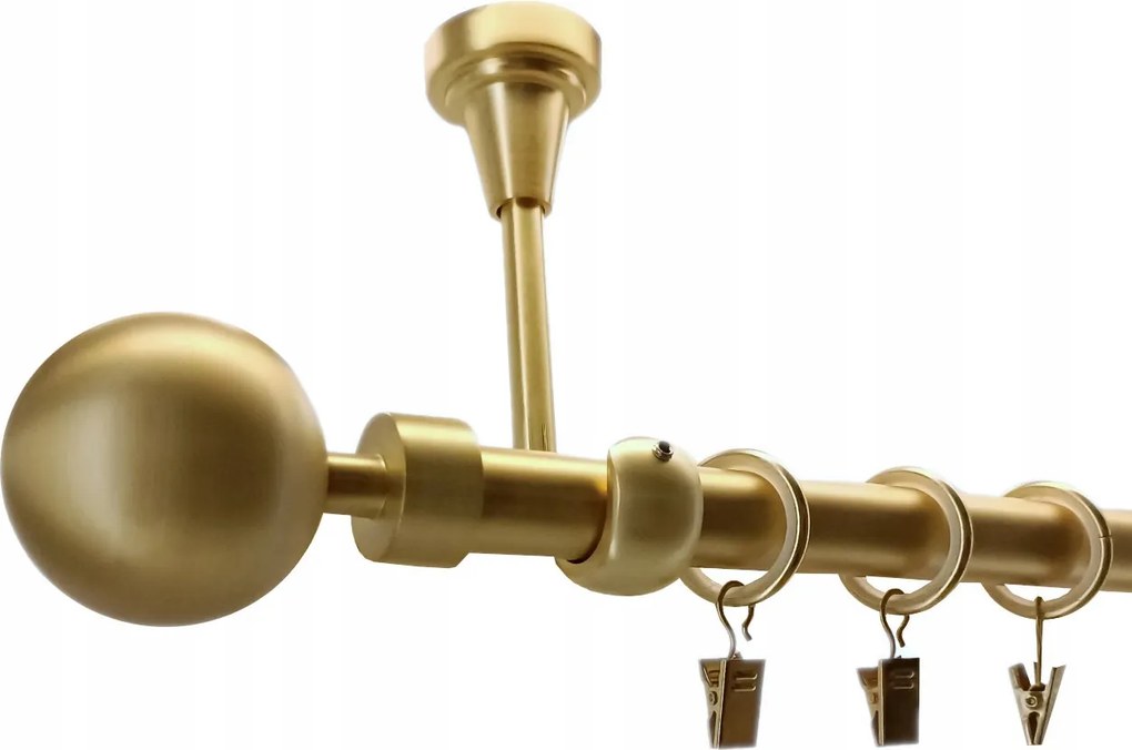 Függönykarnis Mennyezeti 19mm Arany Matt 180cm Modern