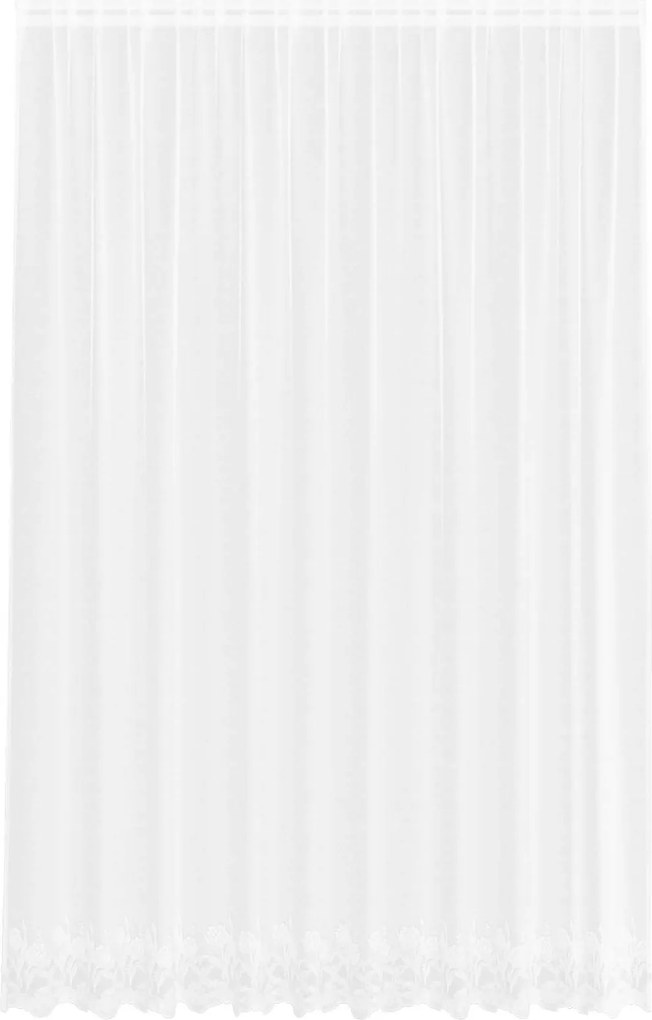 vidaXL Csipkés Függöny függönyökkel Fehér 280 x 300 cm Poliészter