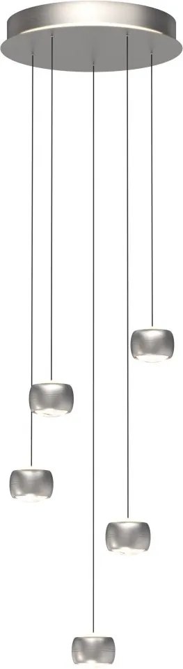 AVIANO LIGHTING 5039-503 QUIBERON Többágú Függesztett Lámpa Matt Nikkel LED IP20