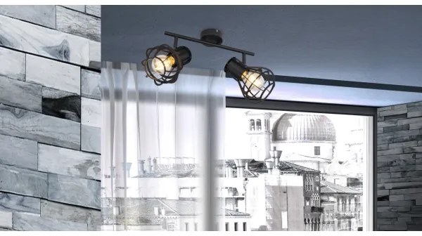 Globo 15388-2 - Spotlámpa CLASTRA 2xE27/40W/230V