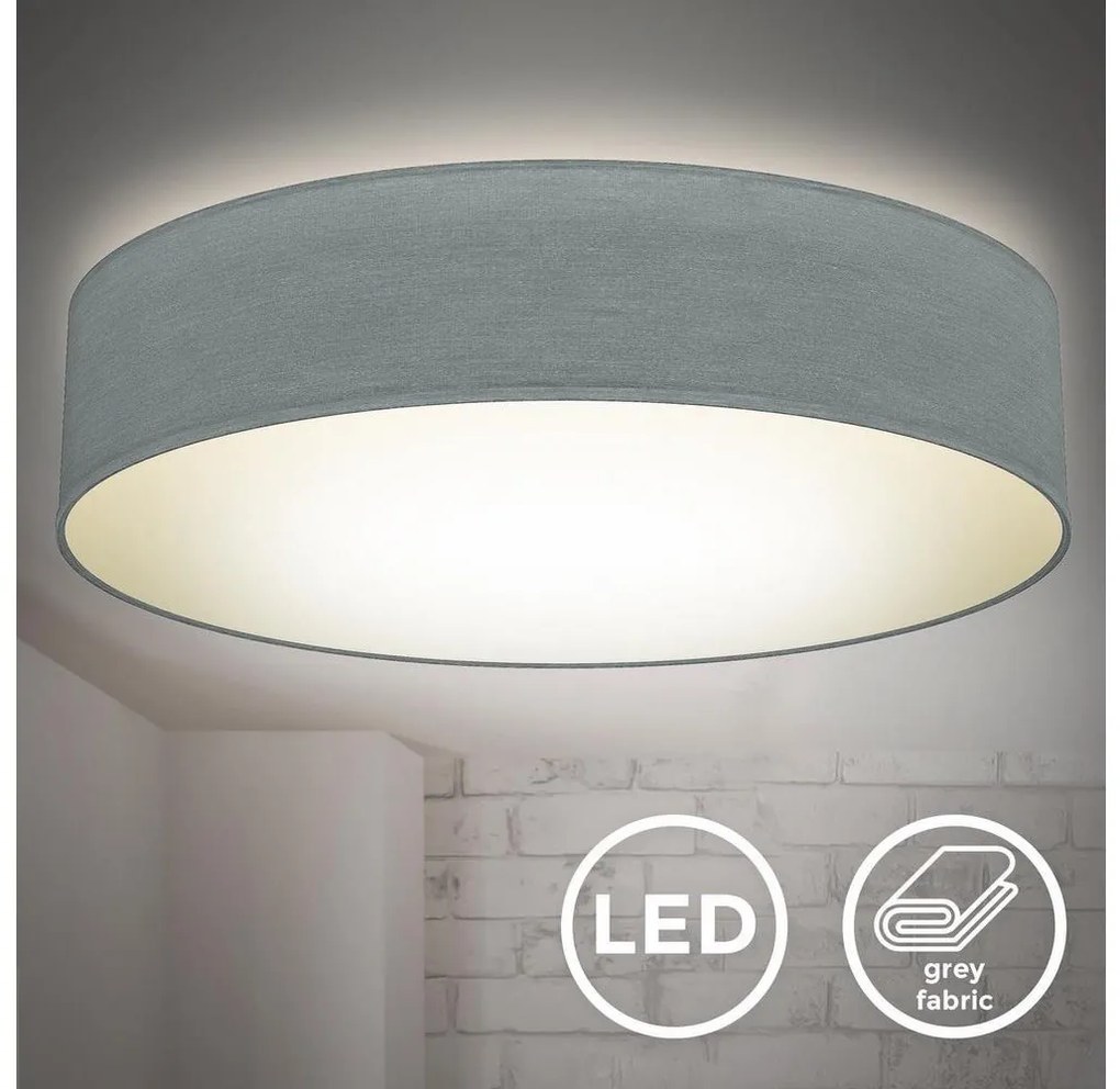 B.K. Licht B.K. Licht 1393 - LED Mennyezeti lámpa LED/20W/230V szürke P4977