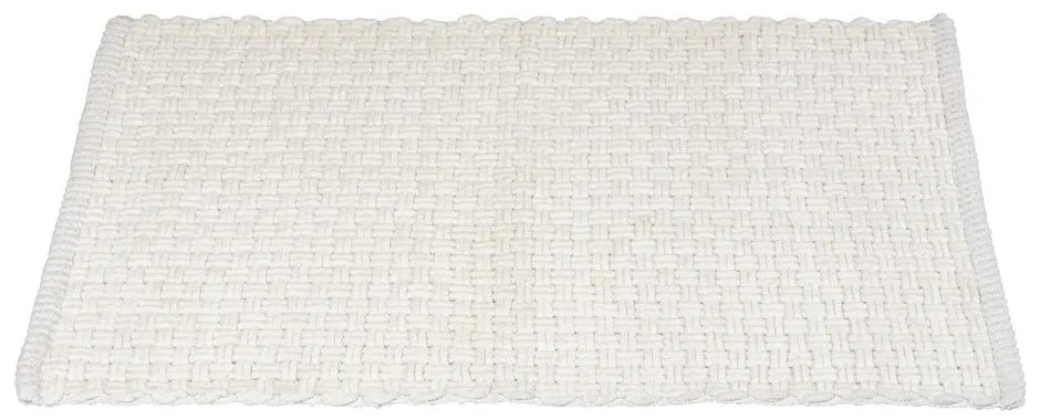 Fehér textil fürdőszobai kilépő 50x80 cm Ecoli – Wenko