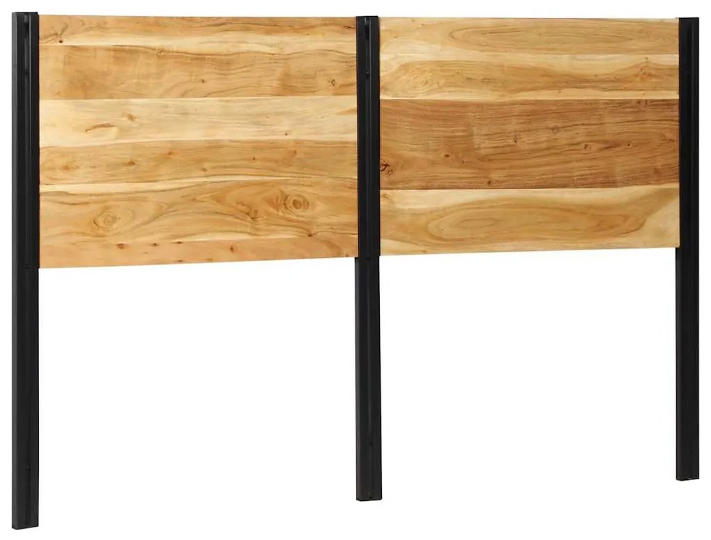 tömör fa akác és vas fejtámla 160 cm