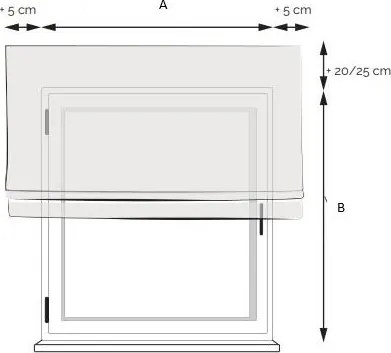 Kész Római roló Duo 120x180cm bézs