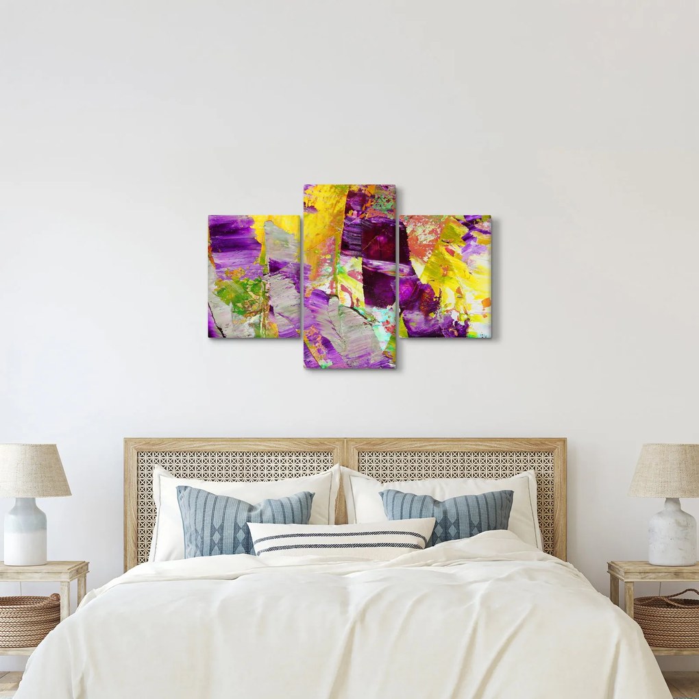 Absztrakció kép - festmény (90x60 cm)