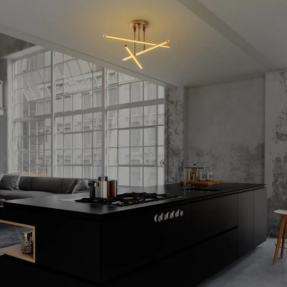 Aranyszínű LED mennyezeti lámpa 26x51 cm Umut – Opviq lights