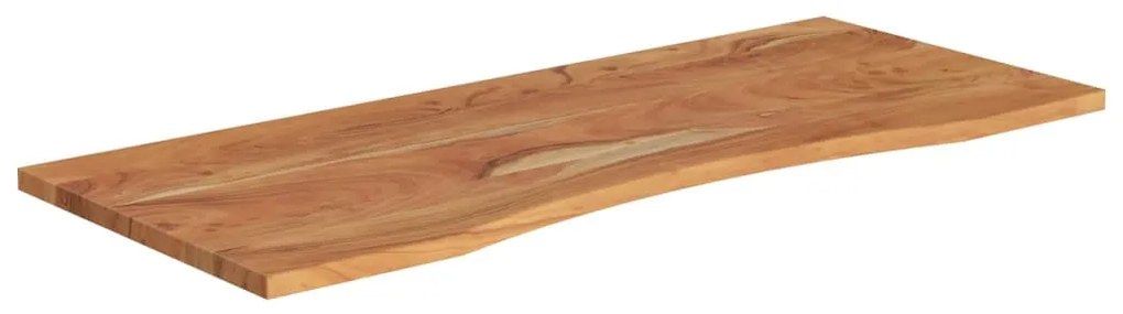tömör akácfa téglalap alakú asztallap 110 x 50 x 2,5 cm