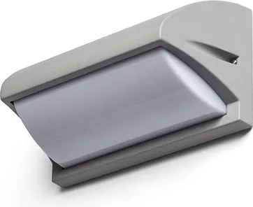 RENDL MORA fali lámpa ezüstszürke 230V LED E27 15W IP54