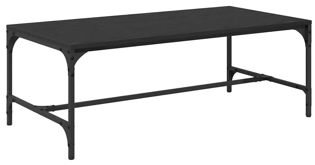 Dohányzóasztal Fekete tölgy 100 x 50 x 35 cm Faanyag