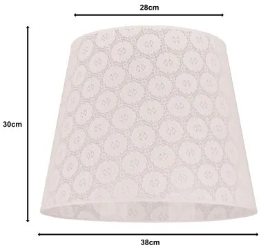 Duolla - CLASSIC L E27 mennyezeti lámpaernyő, 38 cm, fehér