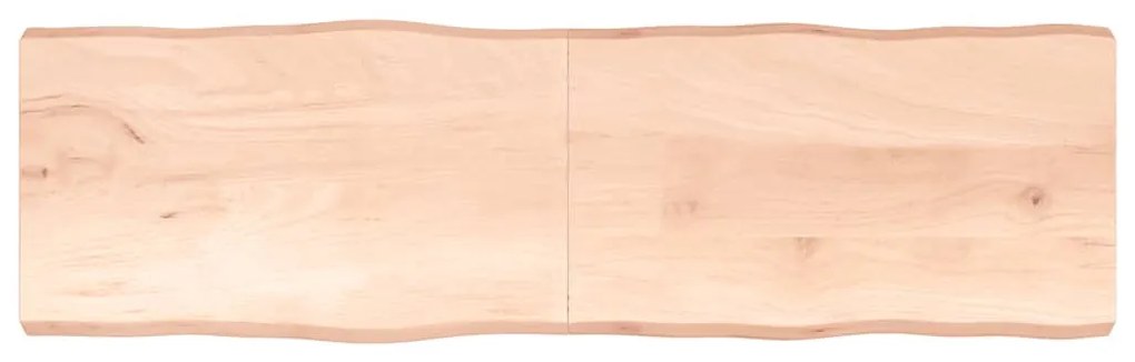 kezeletlen tömör fa asztallap 200x60x(2-6) cm