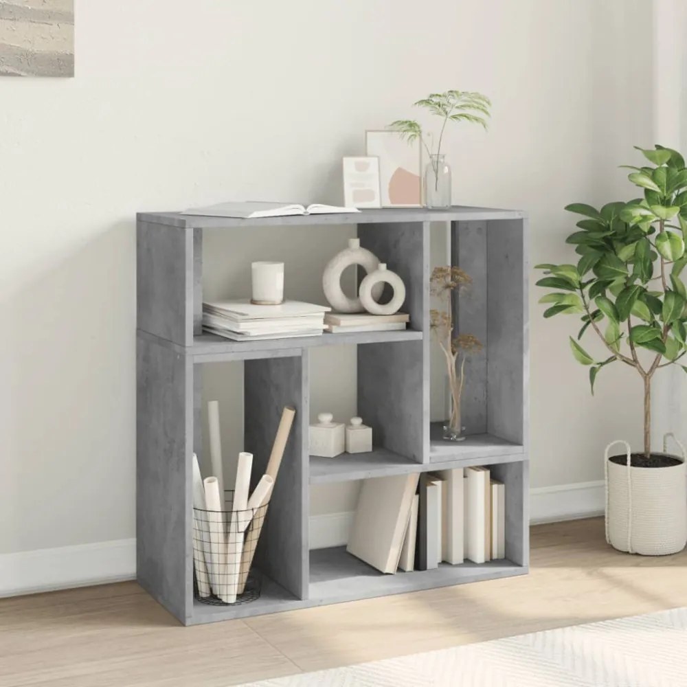 2 db betonszürke szerelt fa TV-szekrény 75 x 30 x 50 cm