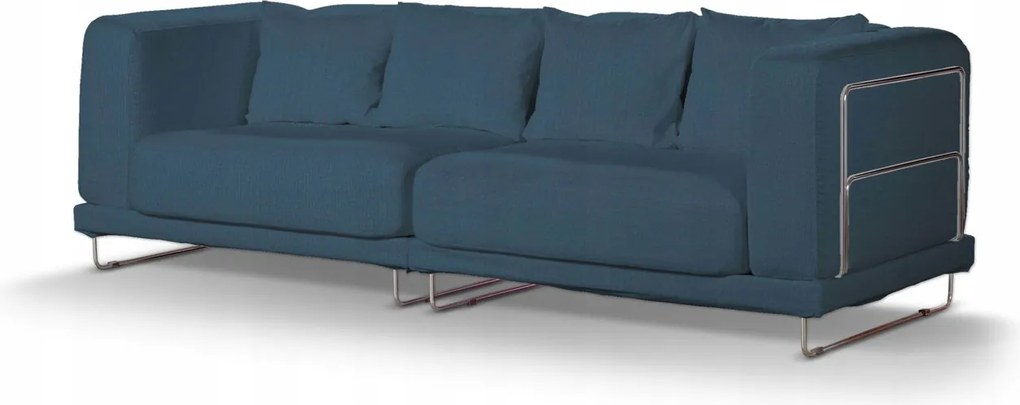 Dekoria Tylösand 3 személyes kinyitható kanapé huzat Ikea kék