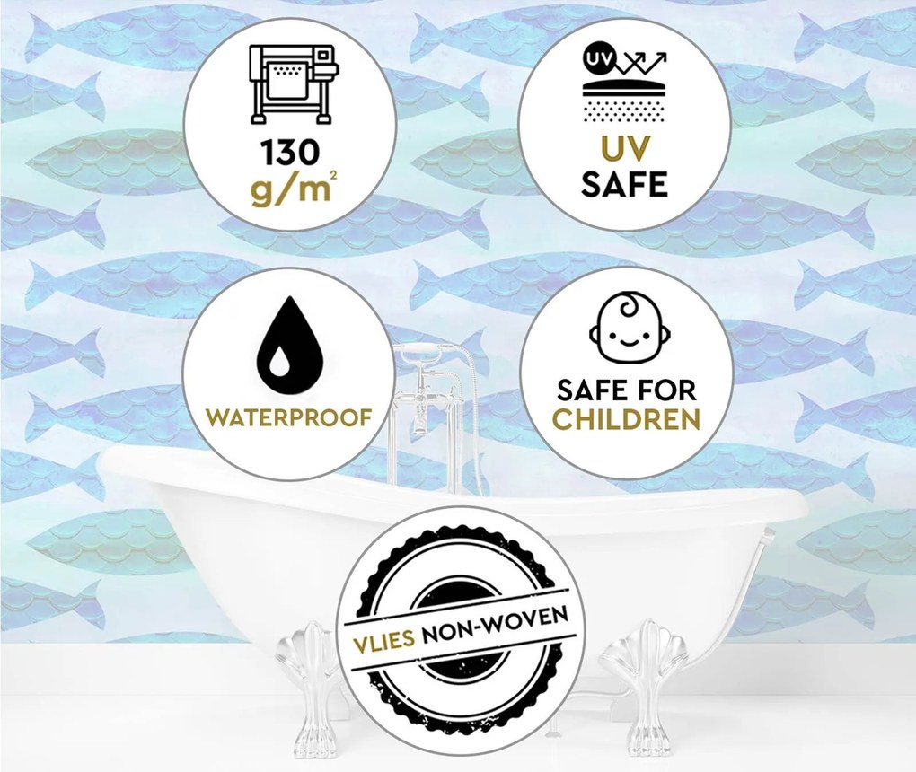 Gario Fotótapéta Madarak zöld háttéren - Andrea Haase Anyag: Vlies, Méret: 250 x 250 cm