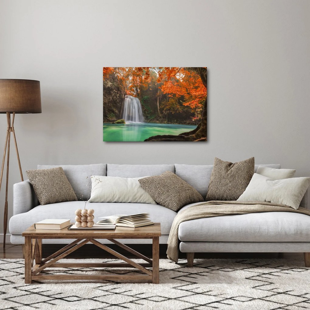 Kép - Vízesés Thaiföldön (70x50 cm)