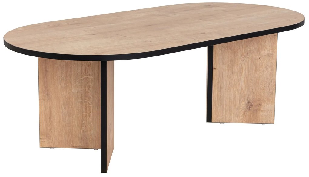 Dohányzóasztal Sable - Sapphire Oak, Fekete